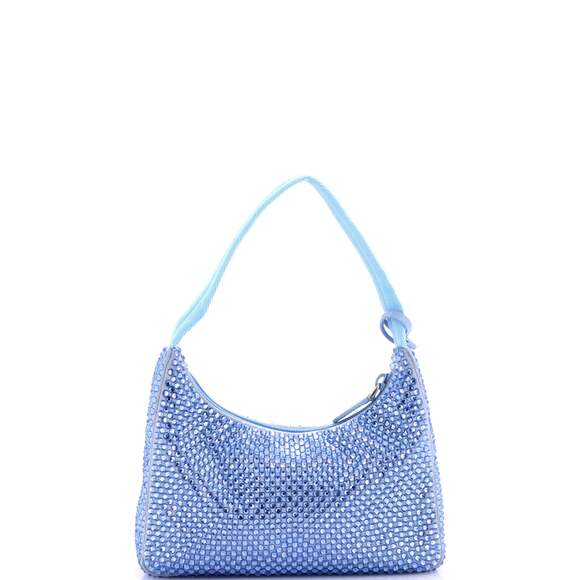 Prada Re-Edition Hobo Crystal #224603P22B - Picture 3 of 7